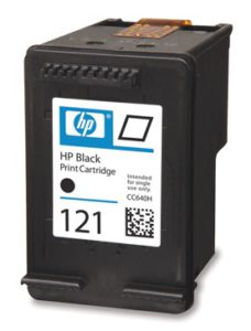  Заправка черных струйных картриджей HP с головкой